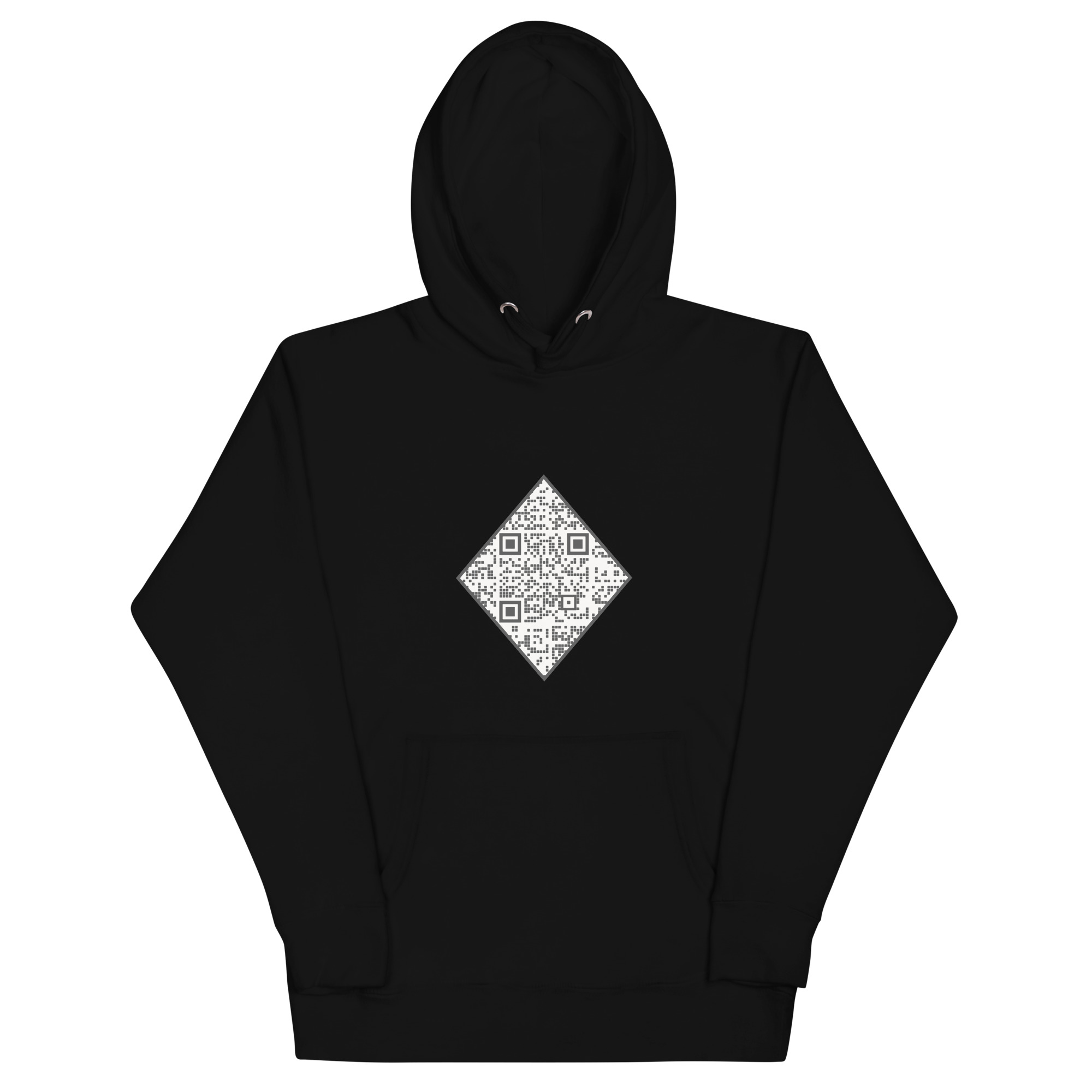 Frecher QR-Hoodie Message - "FCK YOU"